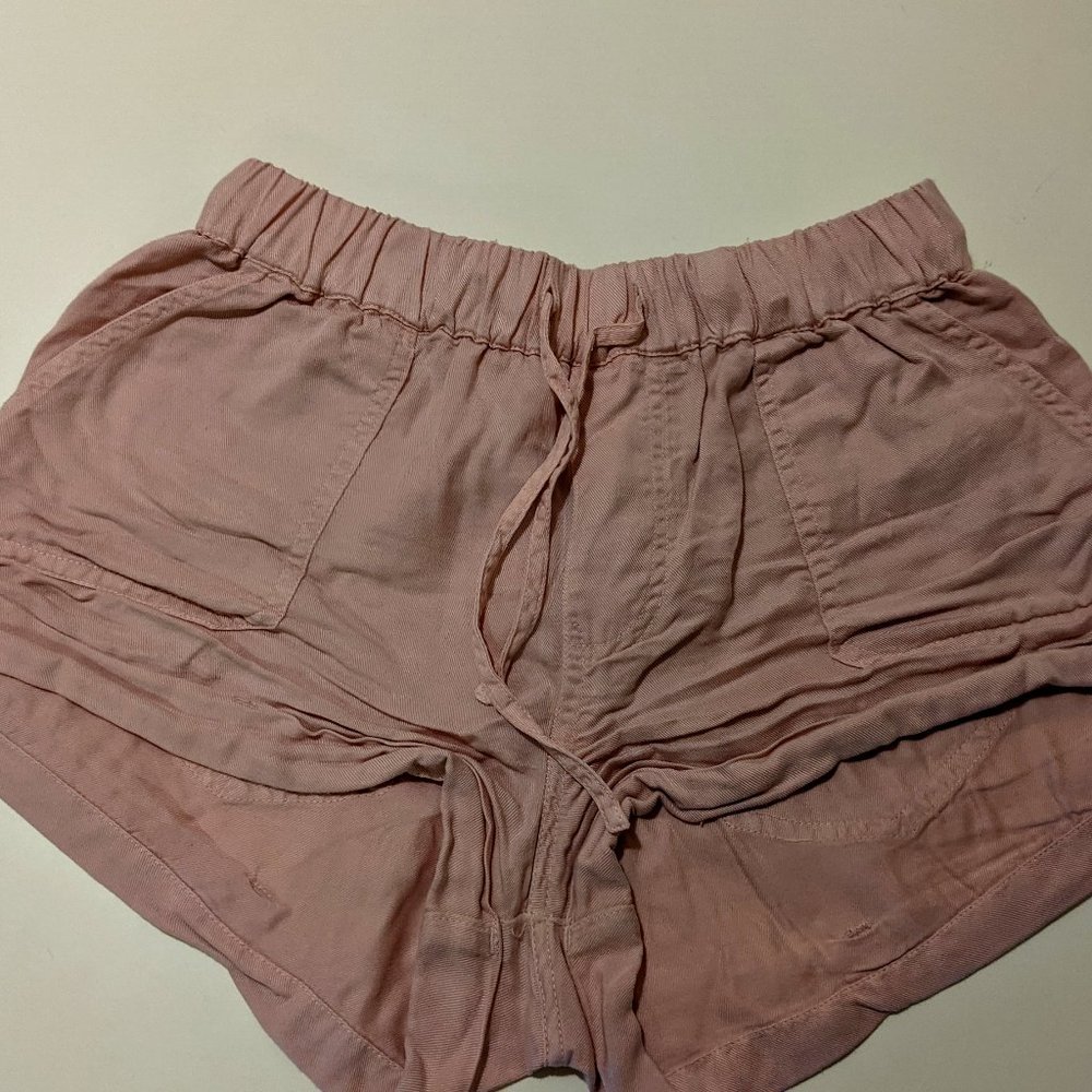 2 Pairs Volcom Women's Shorts Size XS Pink, Blue Wash